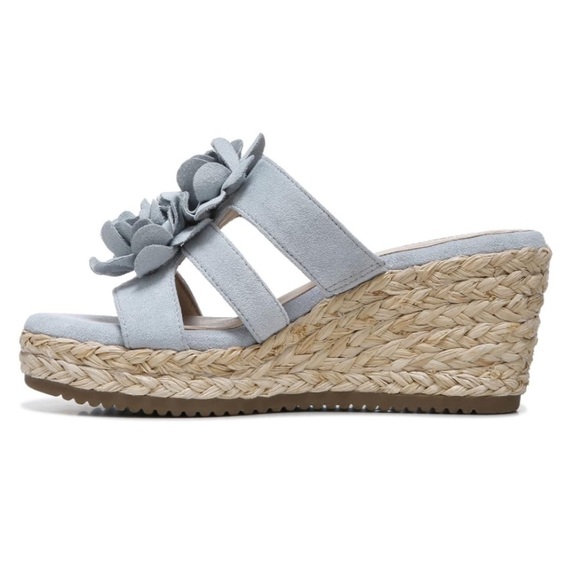 SOUL Naturalizer Womens Oodles-Flower Slip On Heel Wedge Sandals Shoes 8.5M - Picture 2 of 7